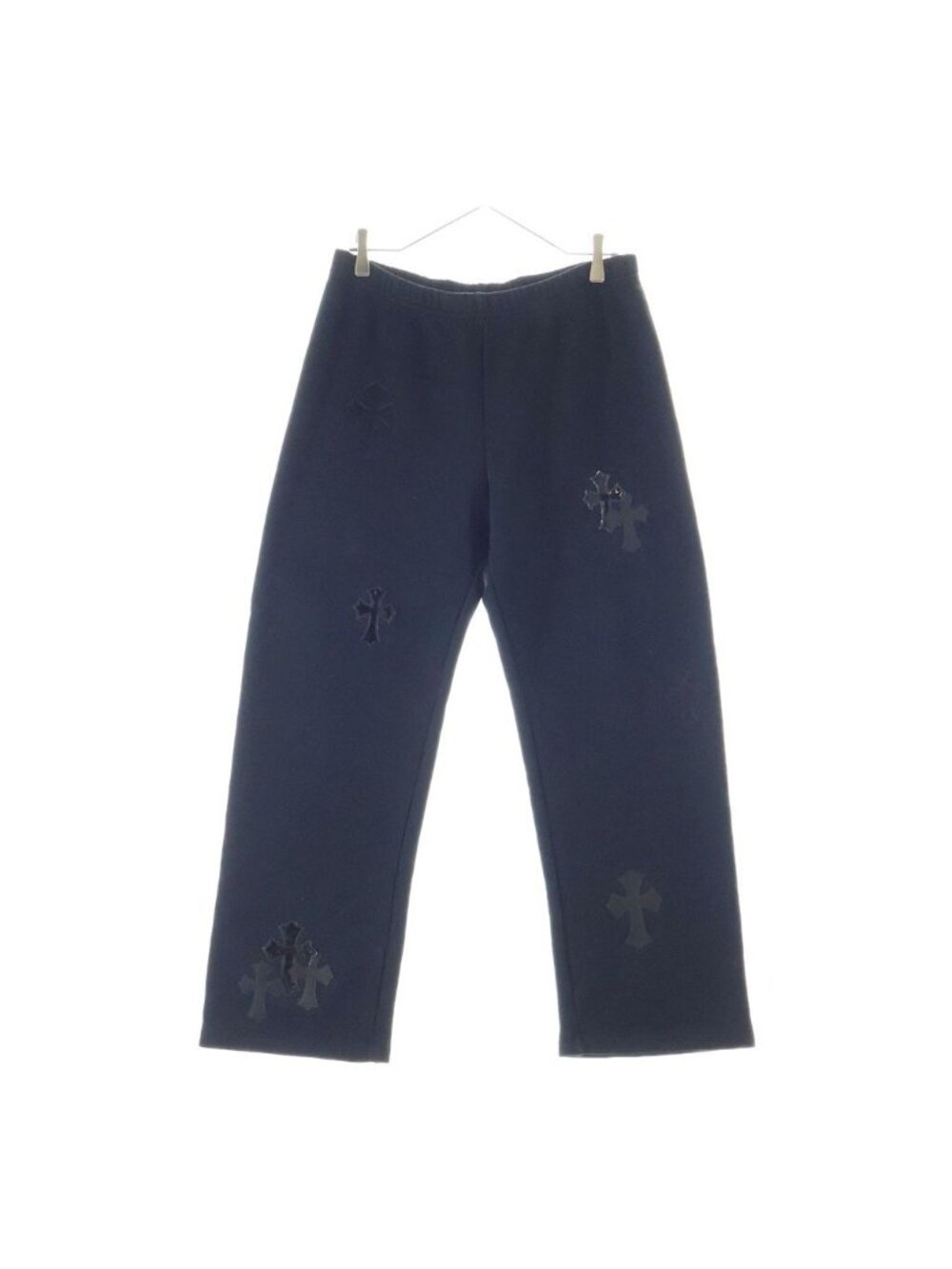 Chrome Hearts Not Cross Patch Sweatshirt Long Pants Black